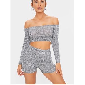 2 piece grey set